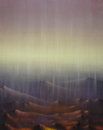 "Sendero del sueño". Temple vinílico sobre lienzo. 81 x 100 cm. Sevilla 2005. Estudio del autor.